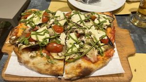 Vegan pizza.   at Pizza Pala Romana in Bangkok