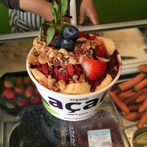amazing organic açai smoothie bowl!! best way to start the day!  at Biorganic in Ibiza