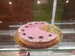 Cake at Biorganic in Ibiza