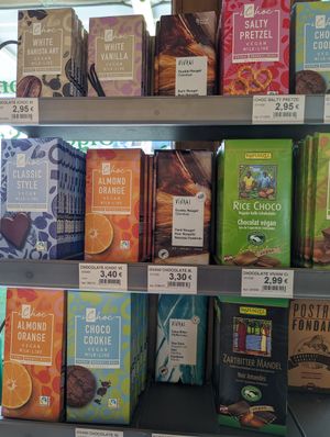 Chocolates at Biorganic in Ibiza