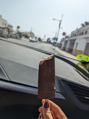 Ice cream at Biorganic in Ibiza