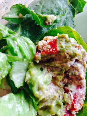 Walnut burrito at Puree Juice Bar in Washington