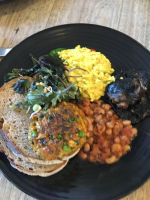 Big breakfast  at Urban Projuice in Albert Park