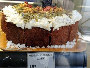 Carrot cake at Urban Projuice in Albert Park