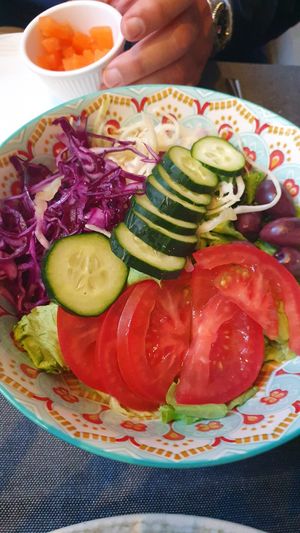 Mixed salad at Quinoa in Florence