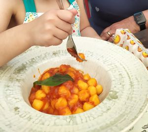 Gnocchi al pomodoro at Quinoa in Florence