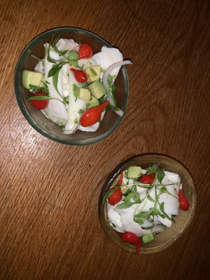 Vegan ceviche  at China Poblano in Las Vegas