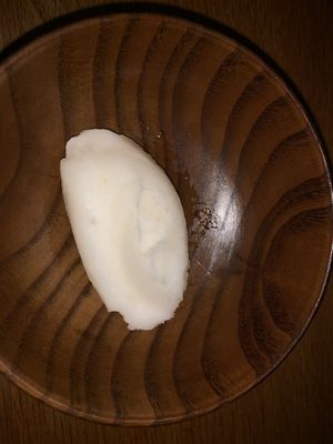 Sweet SPICY vegan sorbet at China Poblano in Las Vegas