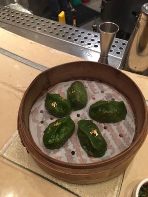 Forest of Jade dumplings  at China Poblano in Las Vegas
