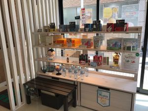 Little shop at Sekai Cafe - Asakusa in Tokyo