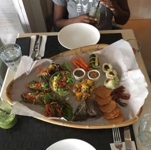 raw vegan sharing platter  at Ashley's by LivingFood in Kuala Lumpur