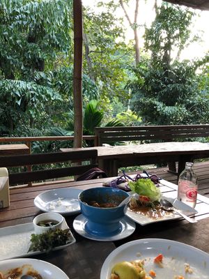 Beautiful view! at Veggie Homemade Aurra Ammie in Pak Chong