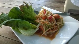 Somtam Thai at Veggie Homemade Aurra Ammie in Pak Chong