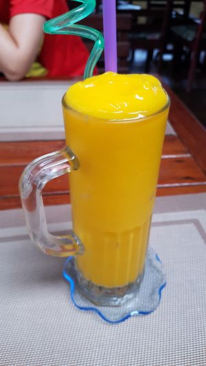Mango shake at Veggie Homemade Aurra Ammie in Pak Chong