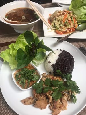 Nice food at Veggie Homemade Aurra Ammie in Pak Chong