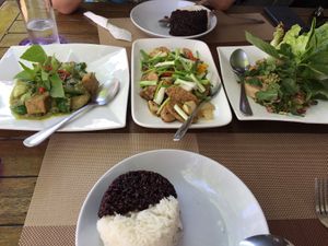 Day 2 at Veggie Homemade Aurra Ammie in Pak Chong