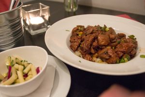 mushroom goulash at Jakobs in Bielefeld