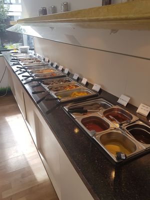 Saturday buffet at Veggie Delicious in Bielefeld