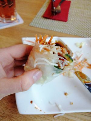 12 Sommerrolle at Veggie Delicious in Bielefeld