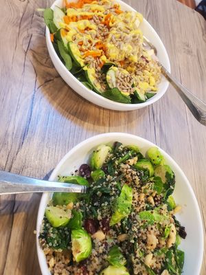 Tofu and Brussels Sprouts Bowls at Lotus Lounge in Ogden