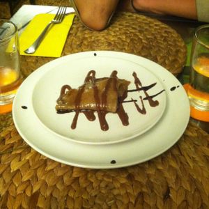 Chocolate crepe  at Amaluna Restaurant & Lab in Punta Cana