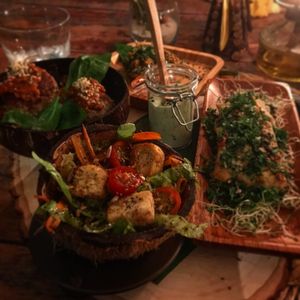 Sample board at Amaluna Restaurant & Lab in Punta Cana