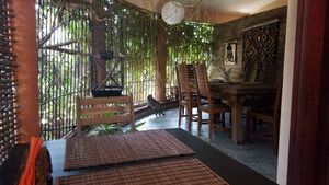 There's a ceiling fan 😊 at Amaluna Restaurant & Lab in Punta Cana