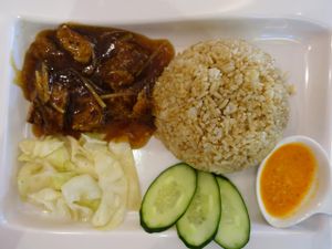 drumstick rice at ComBi Cafe in East Singapore