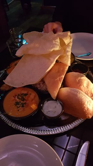 Vegan thali for 2 at Kismet in Munich