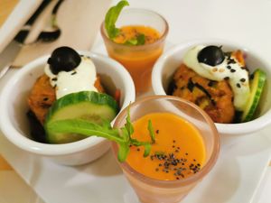 Complimentary starters at Yerbabuena - Bordadores in Madrid