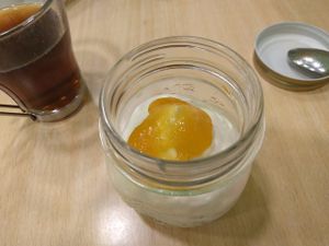 Mousse dessert at Yerbabuena - Bordadores in Madrid