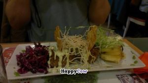 Pie. Not very pie-like, but was still delicious! at Yerbabuena - Bordadores in Madrid