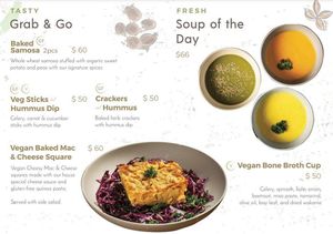 Our new menu! at Spicebox Organics - Caine Rd in Hong Kong Island