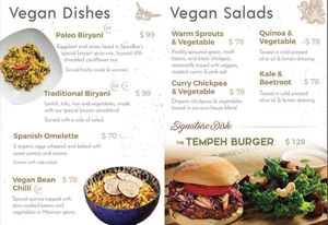 Our new menu! at Spicebox Organics - Caine Rd in Hong Kong Island