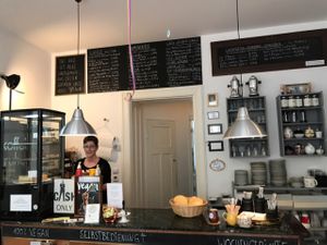 Counter at Die Leckereienfabrik in Berlin