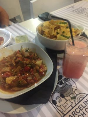 "Pica Pau" Vegan at Marcelino Beach Club in Costa Da Caparica