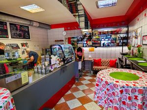 Inside of Veg8 Cafe at Veg8 Cafe in Brno