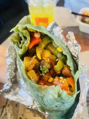 Vegan burrito 🌯   at Illegal Pete's in Greenwood Village