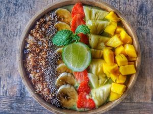 smoothiebowl at AA Juicery Cafe in Ubud