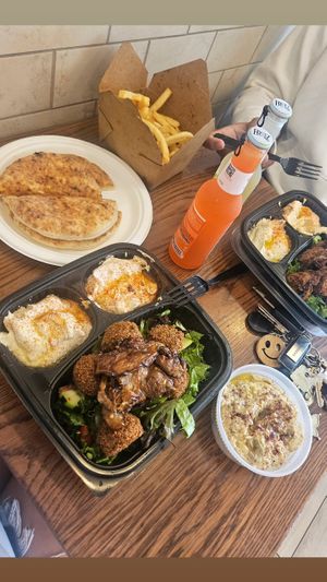  at Layla's Falafel in Stamford