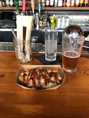 Have to try the vegan sausage! at Frank in Austin