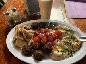 Vegan special at Pita Pita in El Pizzaiole in Granada