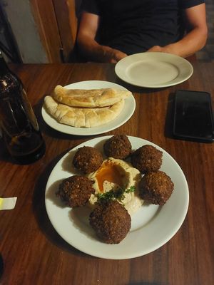 Falafel at Pita Pita in El Pizzaiole in Granada