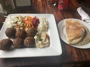 Falafel meal  at Pita Pita in El Pizzaiole in Granada