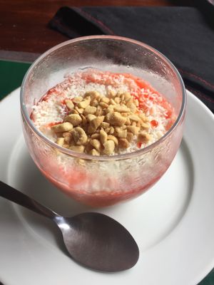 Vegan dessert at Pita Pita in El Pizzaiole in Granada