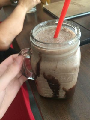Chocolate banana smoothie at SUSI in Metro Manila