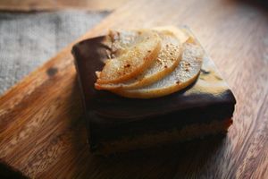 Cacao That Cares (Poached Pears & Chocolate Ganache) at SUSI in Metro Manila