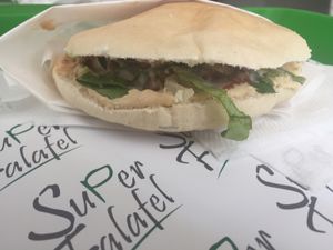 mini super falafel  at Super Falafel - Balcescu in Bucharest