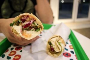 falafel at Super Falafel - Balcescu in Bucharest