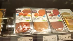 Veg meat at NaturaSi in Caserta